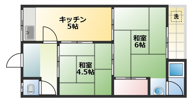 【間取り】 | 都美荘