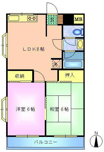 ヴィラタカハシの間取り