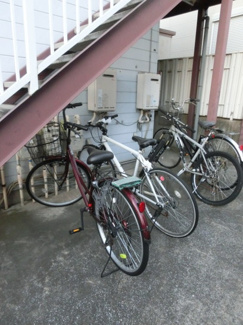 【その他共用部分】 | 敷地内に駐輪スペースがあるので駅から自転車もオススメ♪通勤・通学、お買い物にも便利です♪