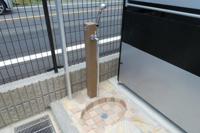 倉敷市酒津のアパートのその他共用部分|ペット用足洗い場