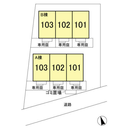 カトレアⅠの区画図
