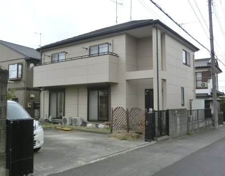 鴻巣市袋の中古一戸建の外観|平成22年9月に外壁・屋根塗装をしています。