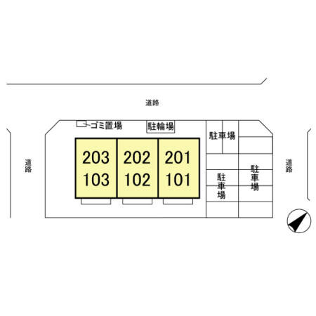 ラ・レアール・パスの区画図