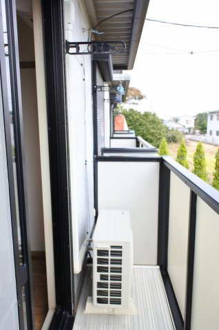 コーポウインズBのバルコニー
