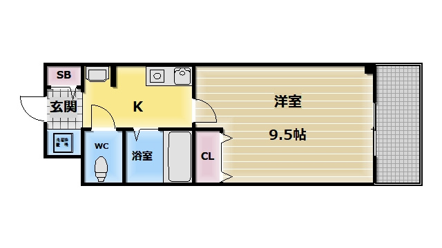 【間取り】 | プリムヴェール | 使いやすい間取りです