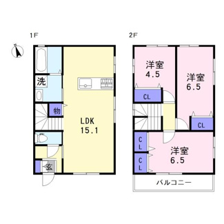 【間取り】 | 姫路市継戸建