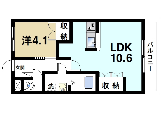 グリーンヒルＴ・Ｙの間取り|オシャレな出窓がある快適な間取りです