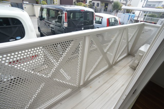 ニューフレグランス阪本のバルコニー