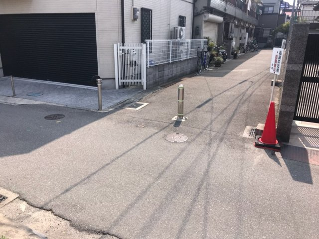 サン・タウン御領の前面道路含む現地写真