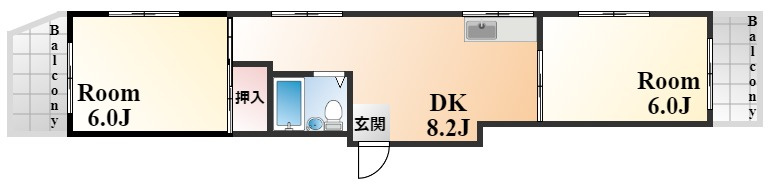 KMSコートの間取り