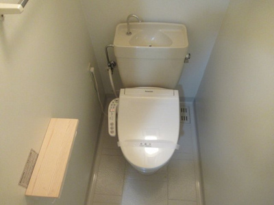 【トイレ】 | イマザキマンション　エヌ・ワン（長田駅賃貸） | トイレもきれいです