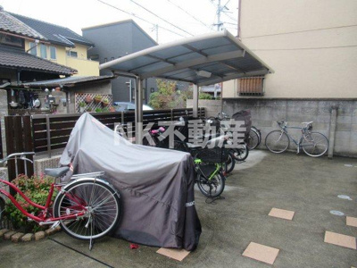 【その他共用部分】 | フォレストメゾンSOLEIL（フォレストメゾンソレイル）（吉田賃貸） | 駐輪場です