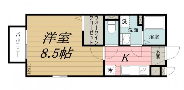 FELICE・青葉の杜Ａの間取り