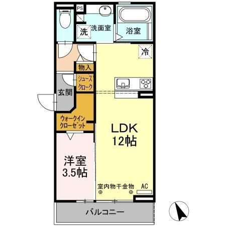【間取り】 | アンファン　ナッツ