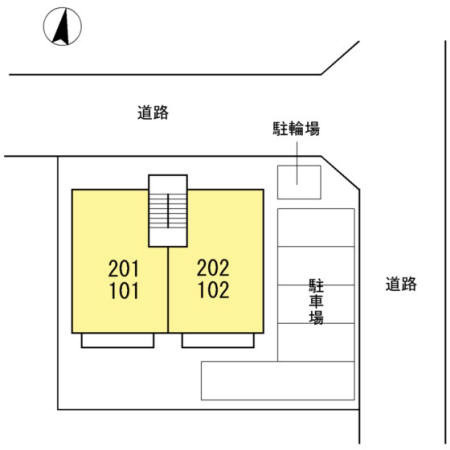 アムールⅡの区画図