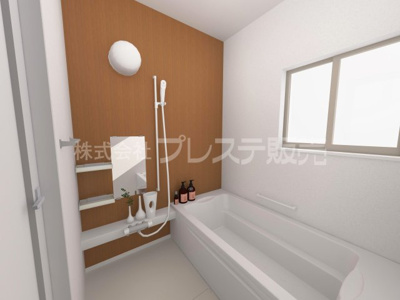 【浴室】 | 奈良市藤ノ木台１丁目の新築一戸建 全５区画 | Ｂ号地浴室完成イメージ／浴室暖房乾燥機を標準装備！