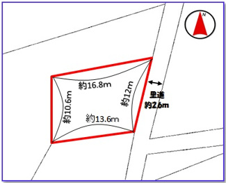 【区画図】 | 中城村屋宜（54.14坪）