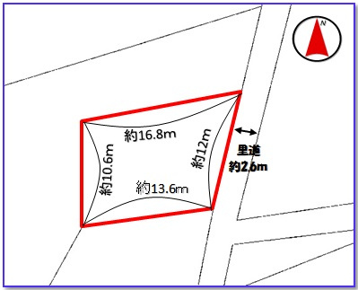 【区画図】 | 中城村屋宜（54.14坪）