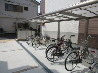 【その他共用部分】 | フジパレス岩田町Ⅰ番館（若江岩田賃貸） | 駐輪場です