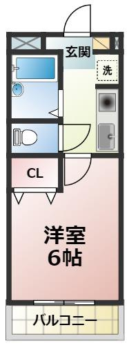 エクセル貴多川第６の間取り