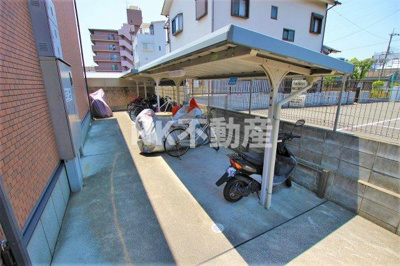 【その他】 | リバーサイド・ルーチェ（高井田賃貸） | 駐輪場です