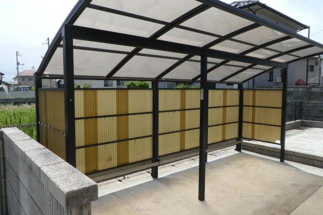 倉敷市真備町岡田のアパートのその他共用部分|自転車置き場