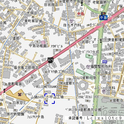 【地図】 | ラフィネ中島