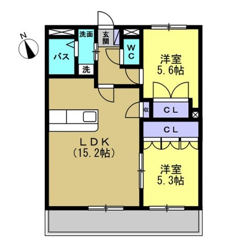 ルピナスの間取り