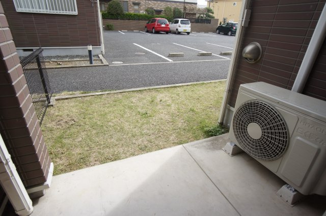 クリスタルハイツＡのバルコニー