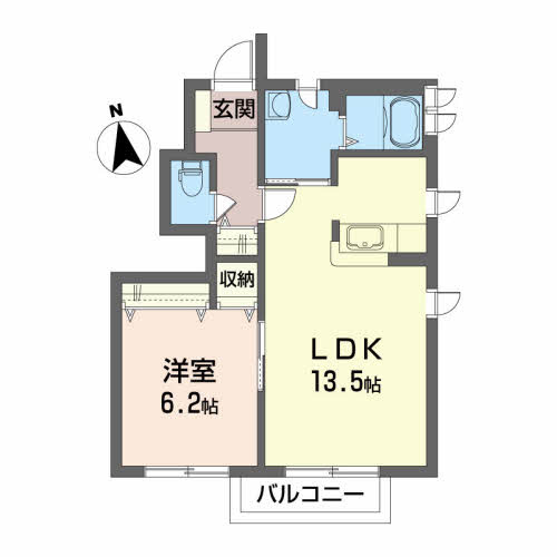アミスターⅡの間取り