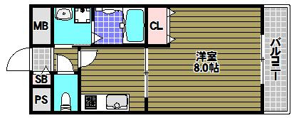 アムールKATAKURAの間取り