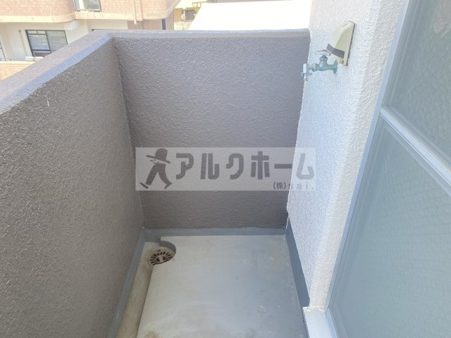 パルコートタナカのバルコニー