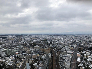 【展望】 | バルコニーからの眺望です☆28階からの眺めは良好！お天気が良いと富士山が見えますよ♪