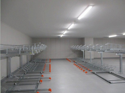 【その他共用部分】 | 【新築】グレーシアタワー二俣川 | 屋内駐輪場があるので雨が降っても大切な自転車が濡れません☆自転車があれば通勤・通学、お買い物にも便利です♪(※有料/管理組合に要確認)