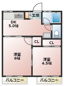 ファーストライフⅣの間取り