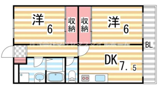 【間取り】 | ビューテラス畷A棟