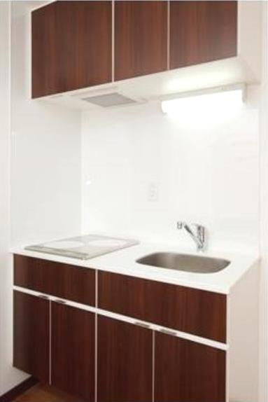 可染館のキッチン|※写真は同タイプの別室になります