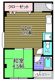 ラフィーネ2号館の間取り