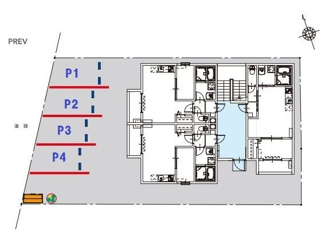 【駐車場】 | 駐車場の配置図です