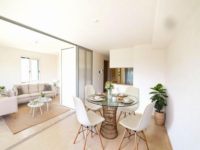 サンメゾンの居間・リビング|おしゃれなリビングです