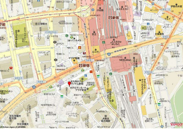羽田ビルの地図