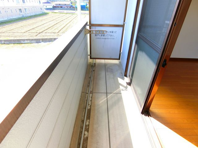 コーポ池之内のバルコニー