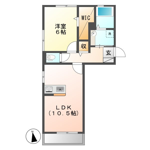 リヴィエールの間取り