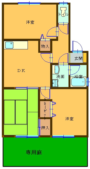 【間取り】 | ソフィア清水Ｂ棟