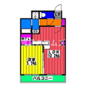 【間取り】 | ピュア博多駅南弐番館の間取り