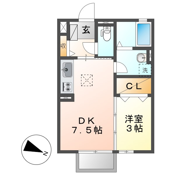 ティエラ川入の間取り