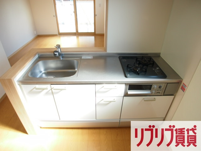ビレッジ都町Ｃ棟のキッチン