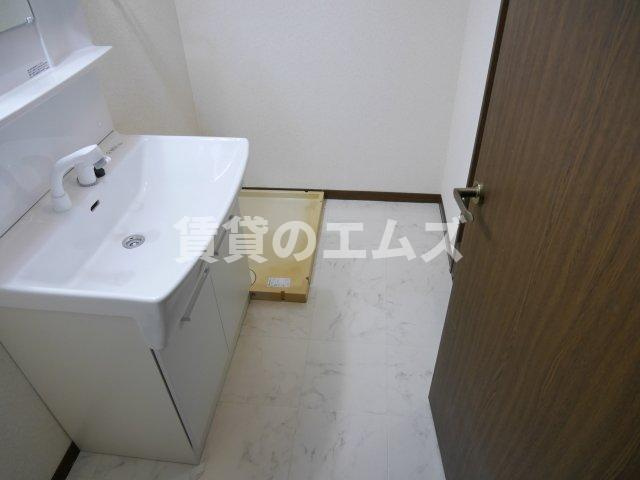 【洗面所】 | クレールコート野中 | クレールコート野中の脱衣所