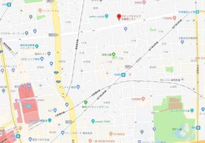 【地図】 | ラナップスクエア北梅田シティ