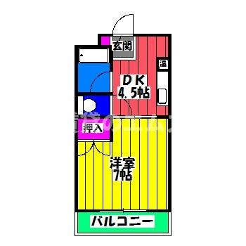 【間取り】 | シャンテ八尋 | シャンテ八尋の間取り